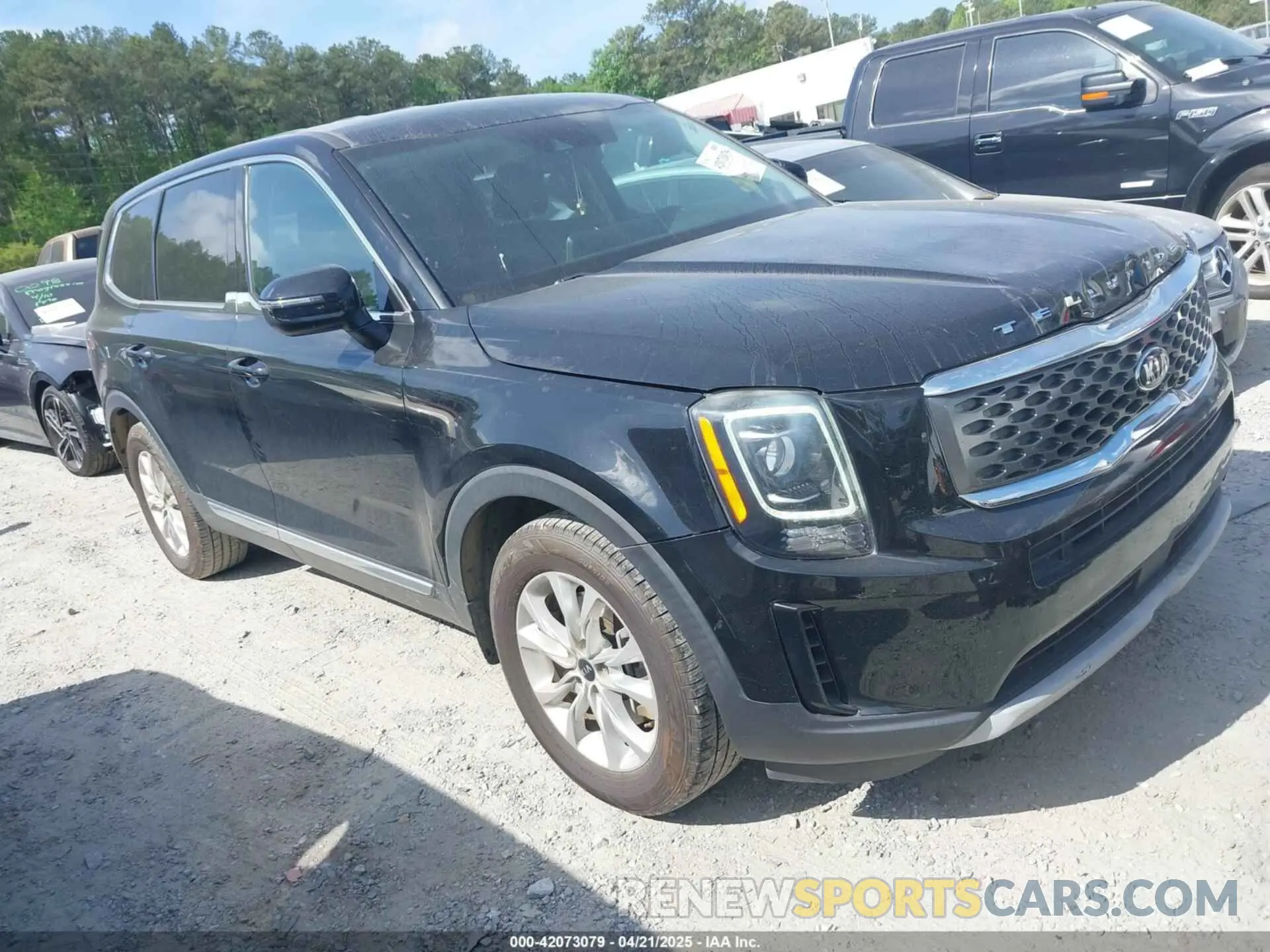 1 Photograph of a damaged car 5XYP24HC0LG013036 KIA TELLURIDE 2020