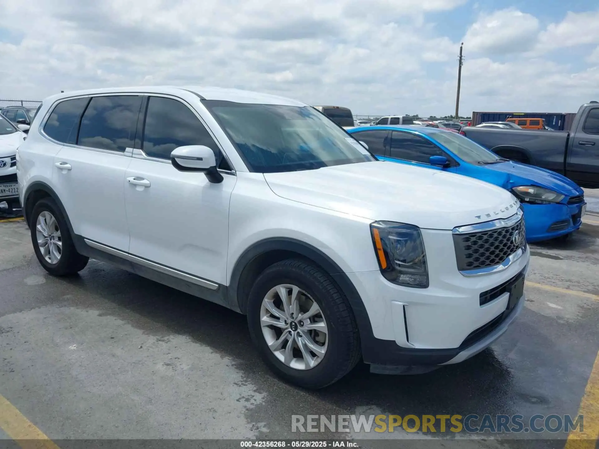1 Photograph of a damaged car 5XYP24HC0LG017040 KIA TELLURIDE 2020