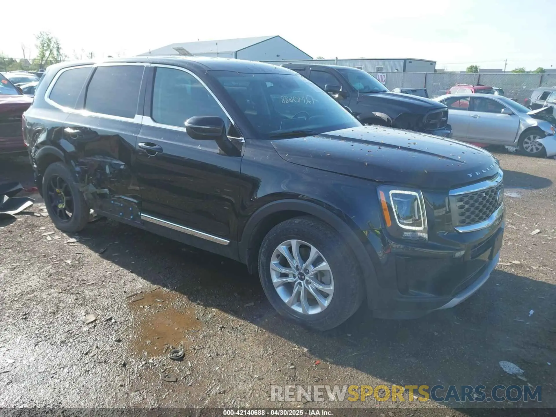 1 Photograph of a damaged car 5XYP24HC1LG010534 KIA TELLURIDE 2020