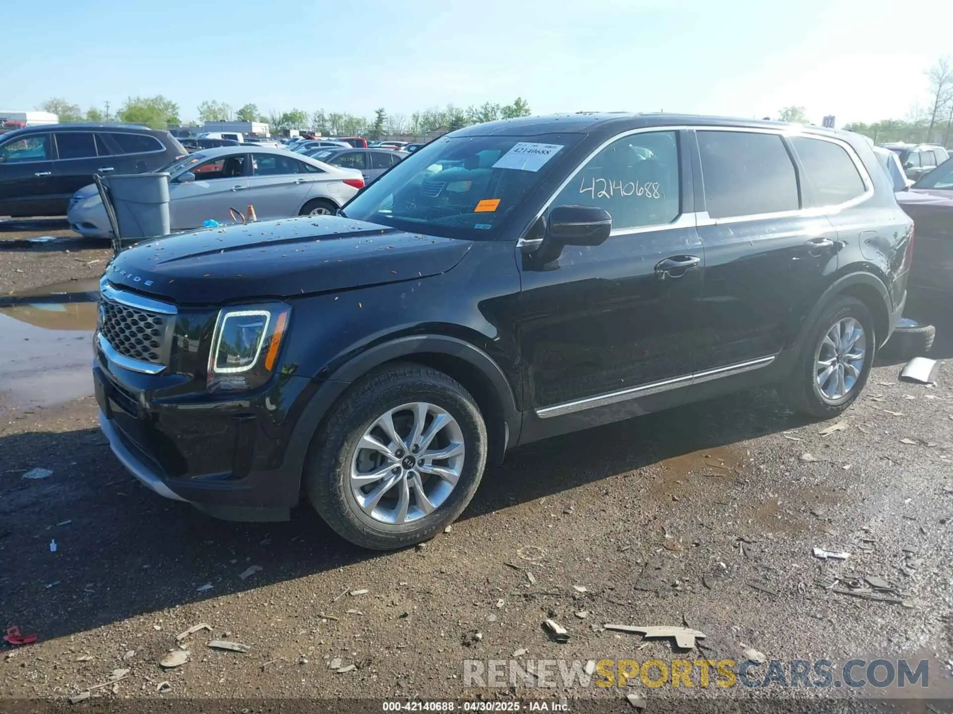 2 Photograph of a damaged car 5XYP24HC1LG010534 KIA TELLURIDE 2020
