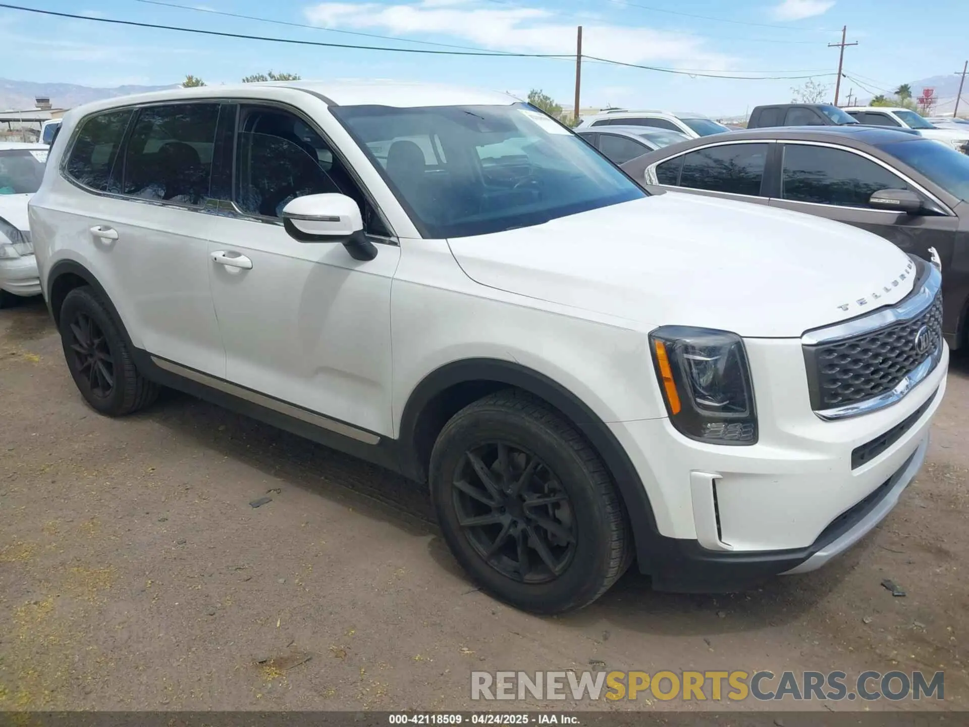 1 Photograph of a damaged car 5XYP24HC3LG087793 KIA TELLURIDE 2020