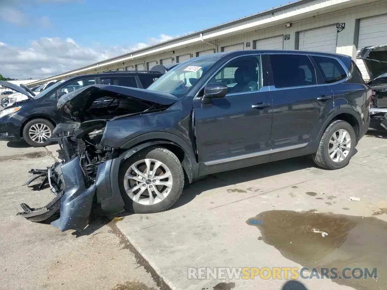 1 Photograph of a damaged car 5XYP24HC7LG015950 KIA TELLURIDE 2020