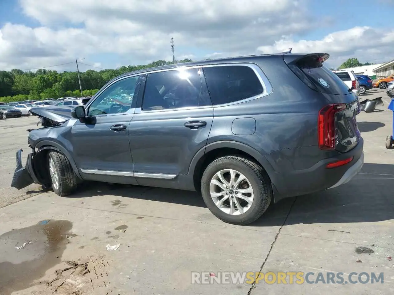 2 Photograph of a damaged car 5XYP24HC7LG015950 KIA TELLURIDE 2020