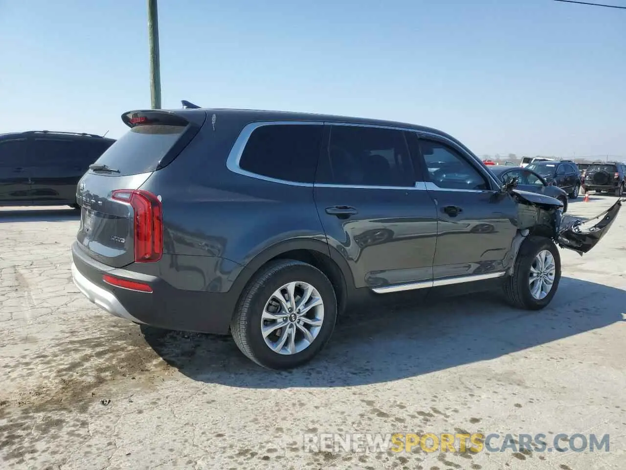 3 Photograph of a damaged car 5XYP24HCXLG090741 KIA TELLURIDE 2020