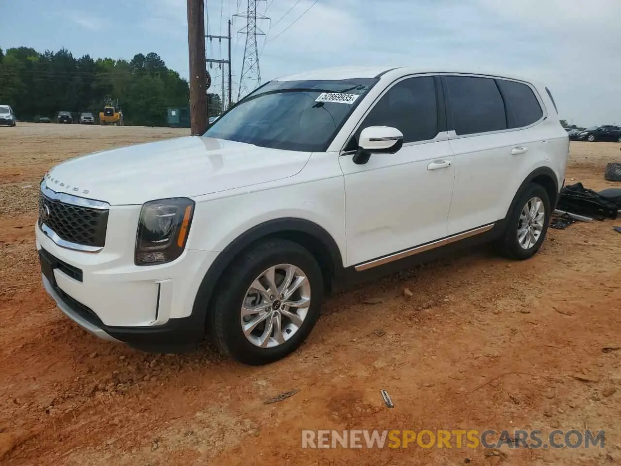 1 Photograph of a damaged car 5XYP2DHC0LG016857 KIA TELLURIDE 2020