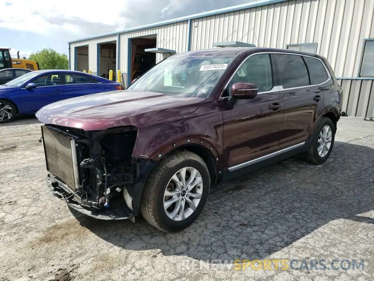 1 Photograph of a damaged car 5XYP2DHC1LG072144 KIA TELLURIDE 2020