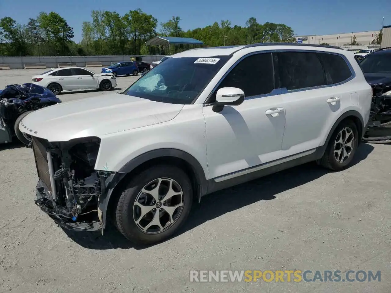 1 Photograph of a damaged car 5XYP34HC3LG041121 KIA TELLURIDE 2020