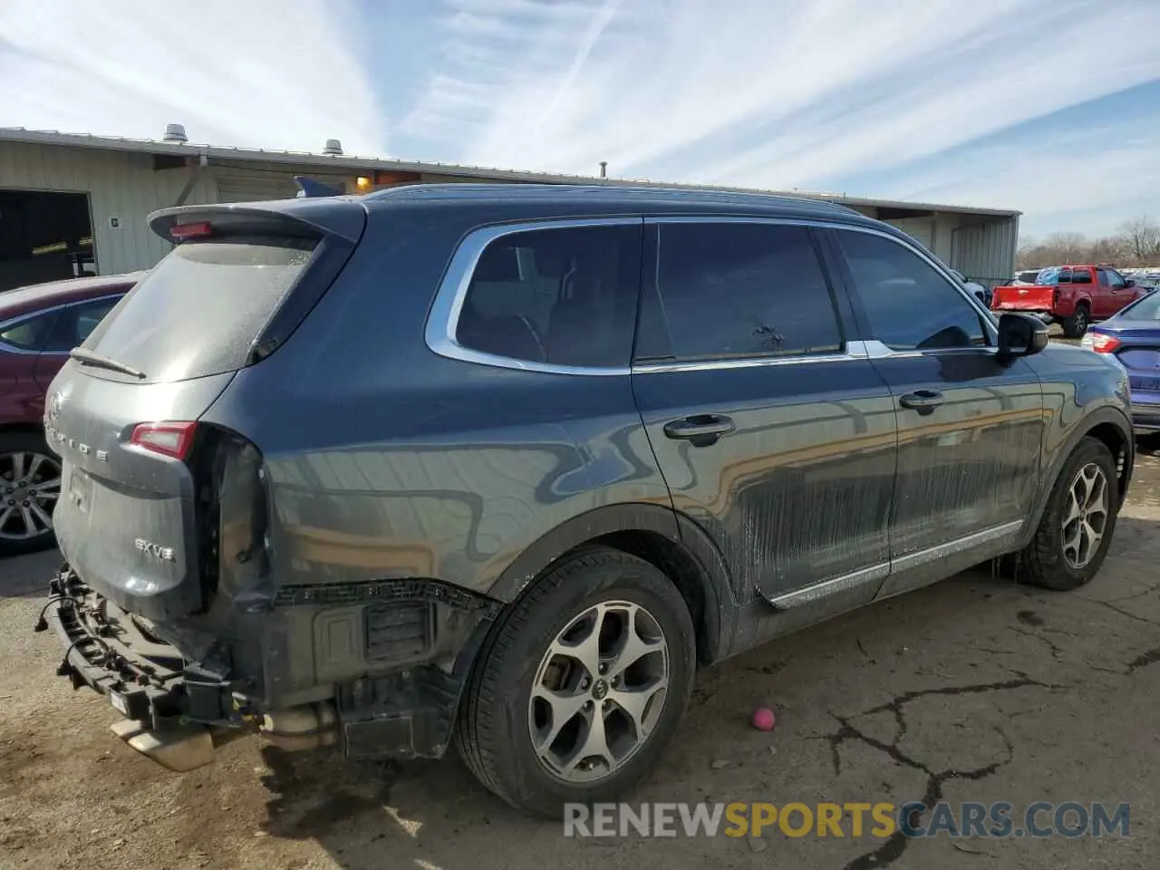 3 Photograph of a damaged car 5XYP34HC6LG025740 KIA TELLURIDE 2020