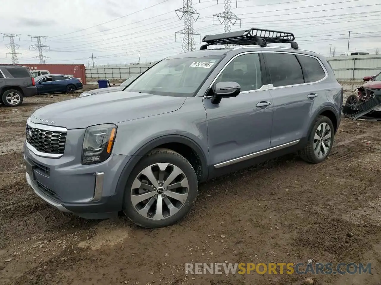 1 Photograph of a damaged car 5XYP34HC6LG082455 KIA TELLURIDE 2020