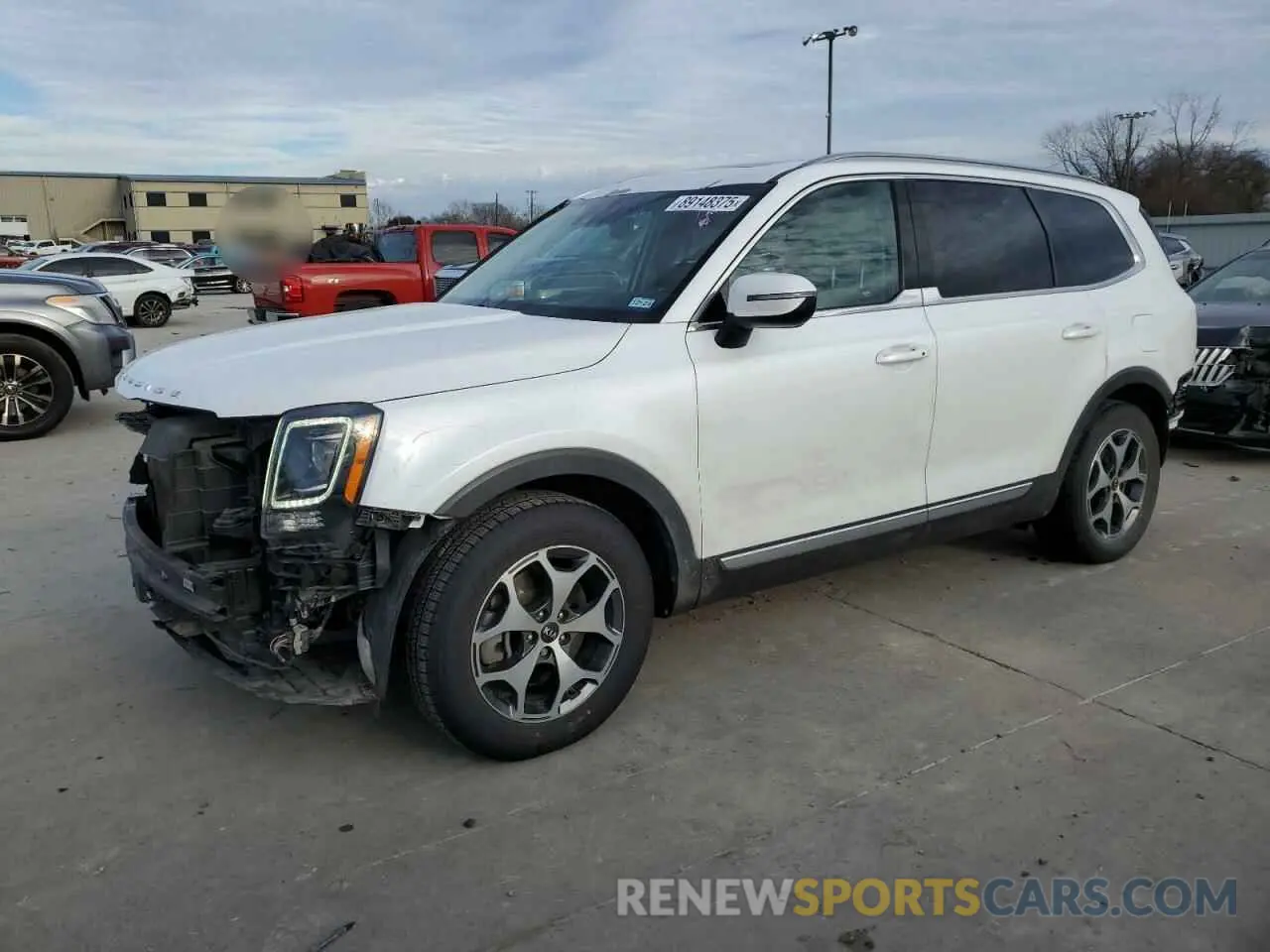 1 Photograph of a damaged car 5XYP34HC7LG001298 KIA TELLURIDE 2020