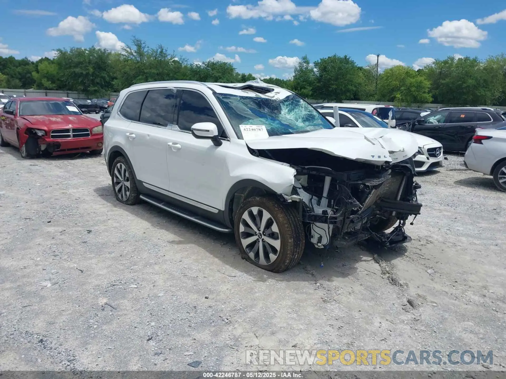 1 Photograph of a damaged car 5XYP34HC7LG074039 KIA TELLURIDE 2020