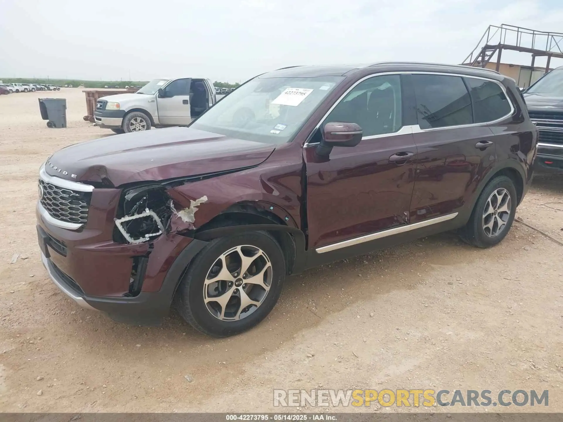 2 Photograph of a damaged car 5XYP34HC9LG001173 KIA TELLURIDE 2020