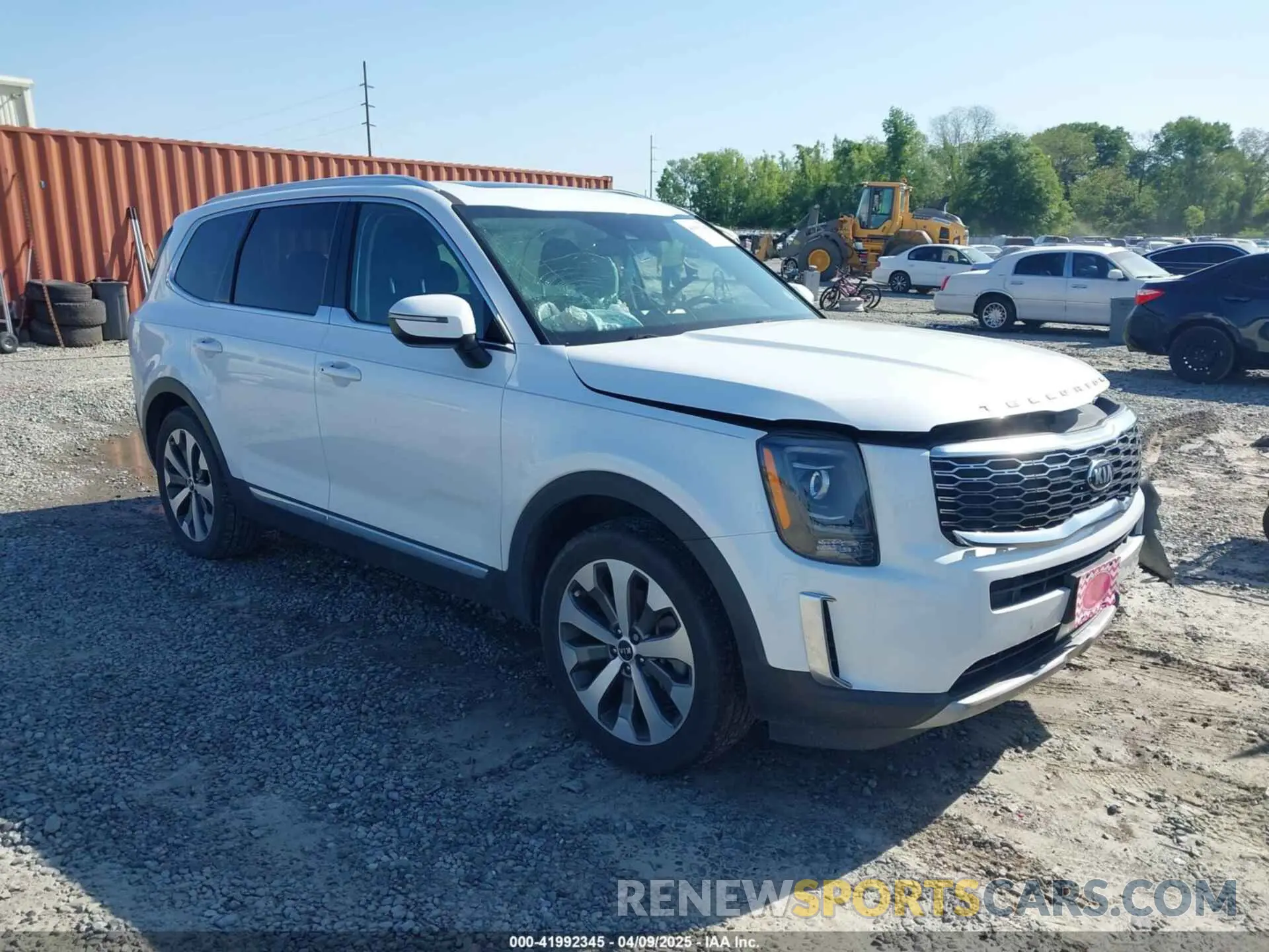 1 Photograph of a damaged car 5XYP34HCXLG071376 KIA TELLURIDE 2020