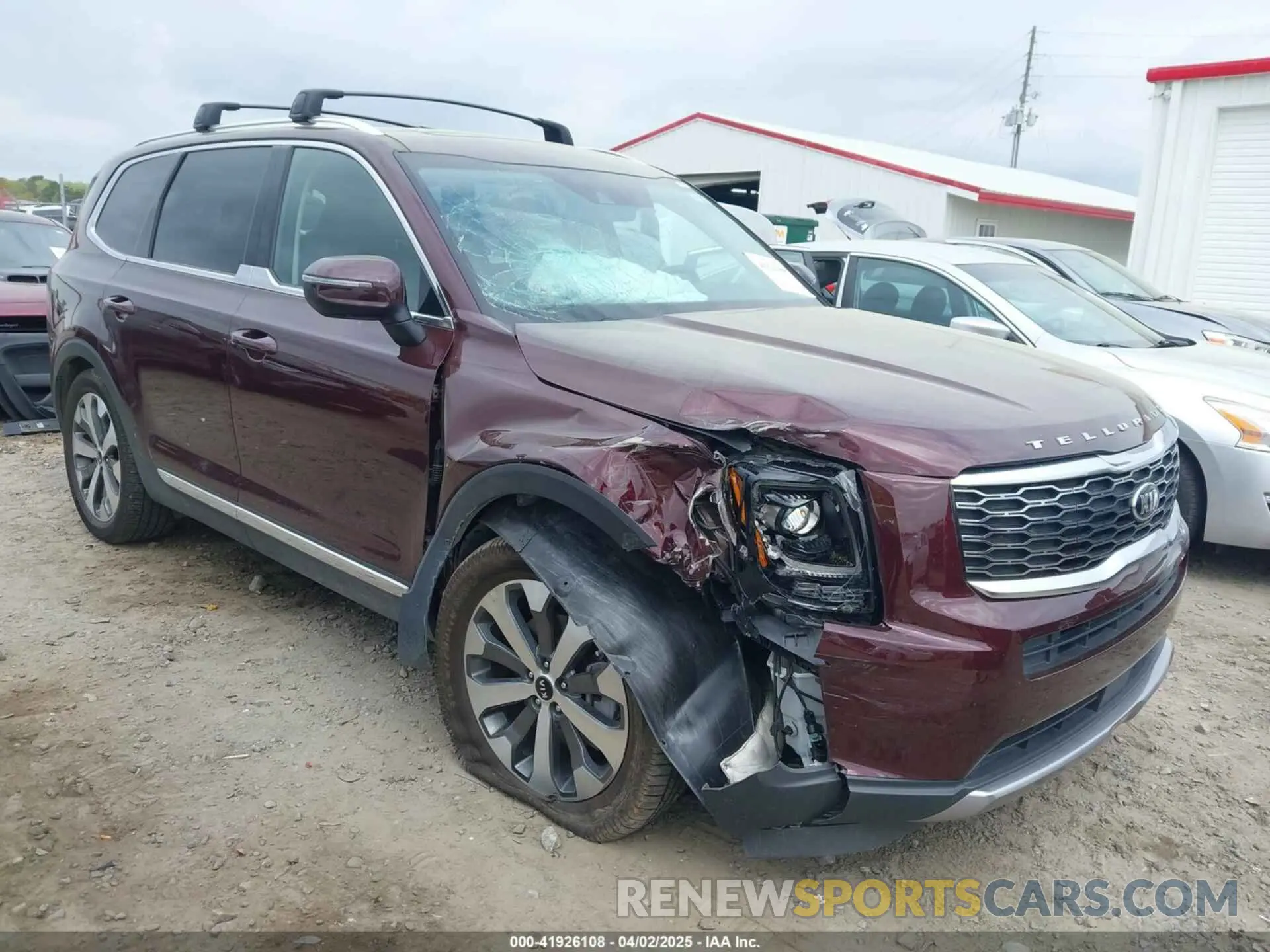 1 Photograph of a damaged car 5XYP3DHC1LG056748 KIA TELLURIDE 2020