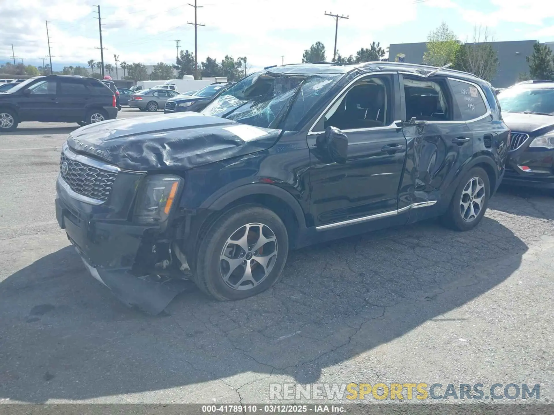 2 Photograph of a damaged car 5XYP3DHC3LG046643 KIA TELLURIDE 2020