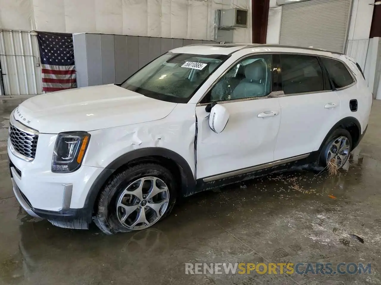 1 Photograph of a damaged car 5XYP3DHC8LG077192 KIA TELLURIDE 2020