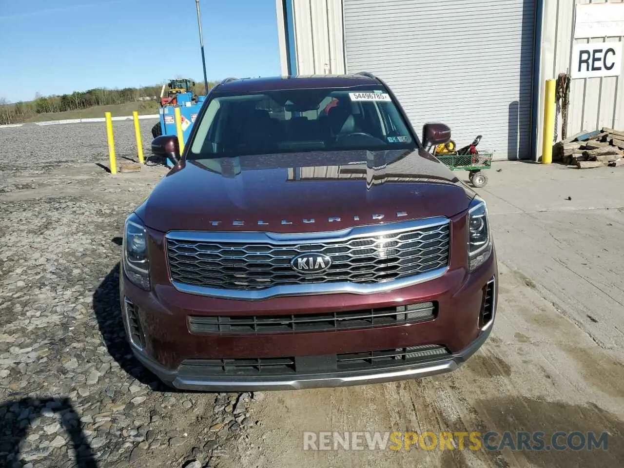 5 Photograph of a damaged car 5XYP3DHC9LG032973 KIA TELLURIDE 2020