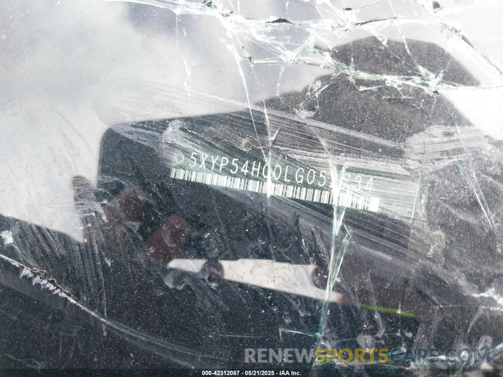 9 Photograph of a damaged car 5XYP54HC0LG052734 KIA TELLURIDE 2020