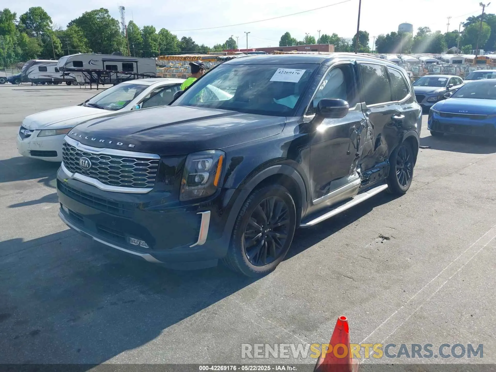 2 Photograph of a damaged car 5XYP54HC2LG084875 KIA TELLURIDE 2020