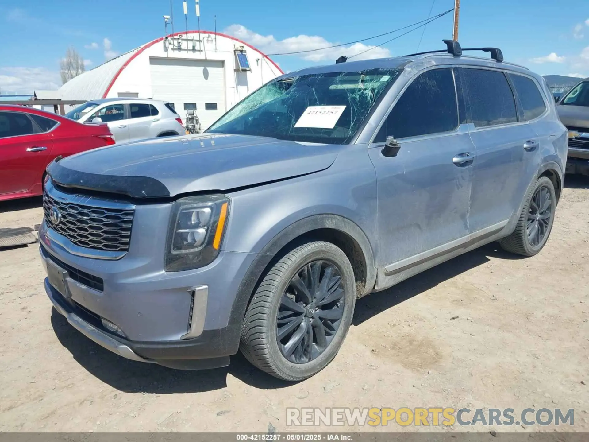 2 Photograph of a damaged car 5XYP5DHC0LG031351 KIA TELLURIDE 2020
