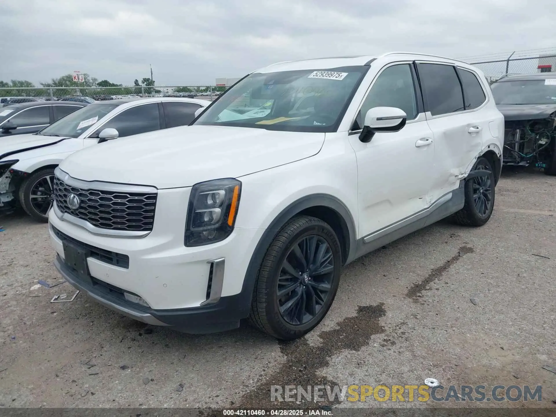 2 Photograph of a damaged car 5XYP5DHC1LG072104 KIA TELLURIDE 2020