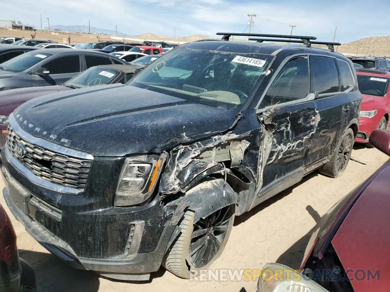 1 Photograph of a damaged car 5XYP5DHC3LG022529 KIA TELLURIDE 2020