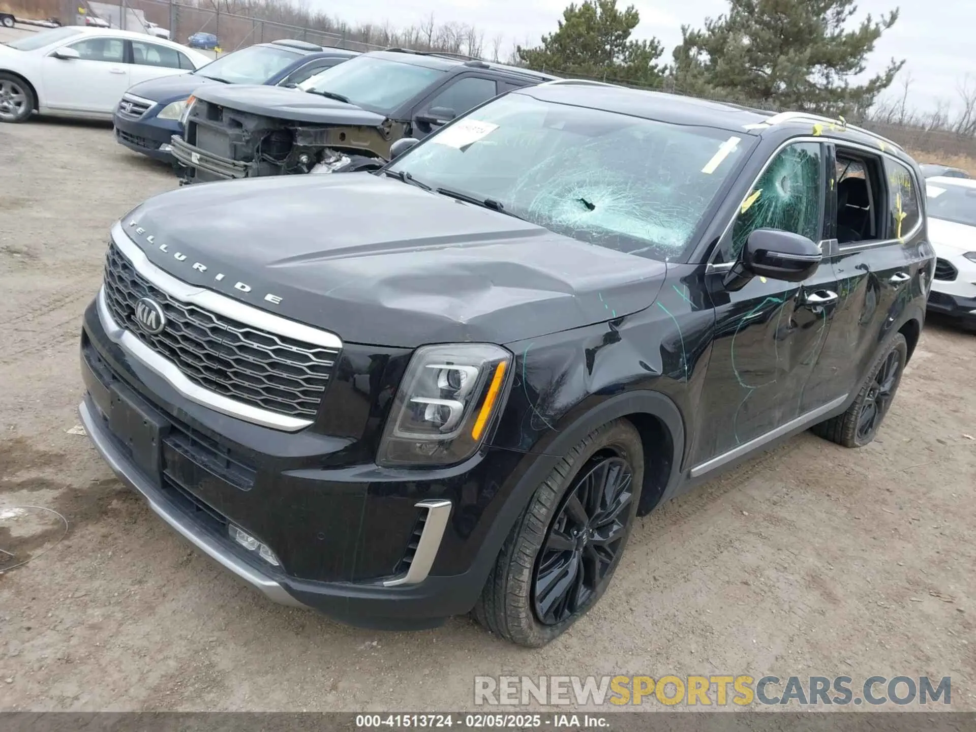 2 Photograph of a damaged car 5XYP5DHC3LG050475 KIA TELLURIDE 2020