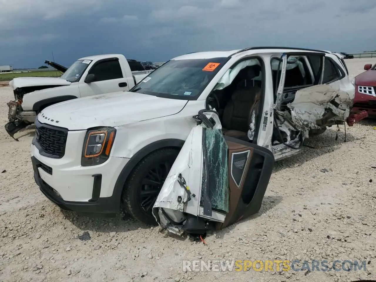 1 Photograph of a damaged car 5XYP5DHC5LG091531 KIA TELLURIDE 2020