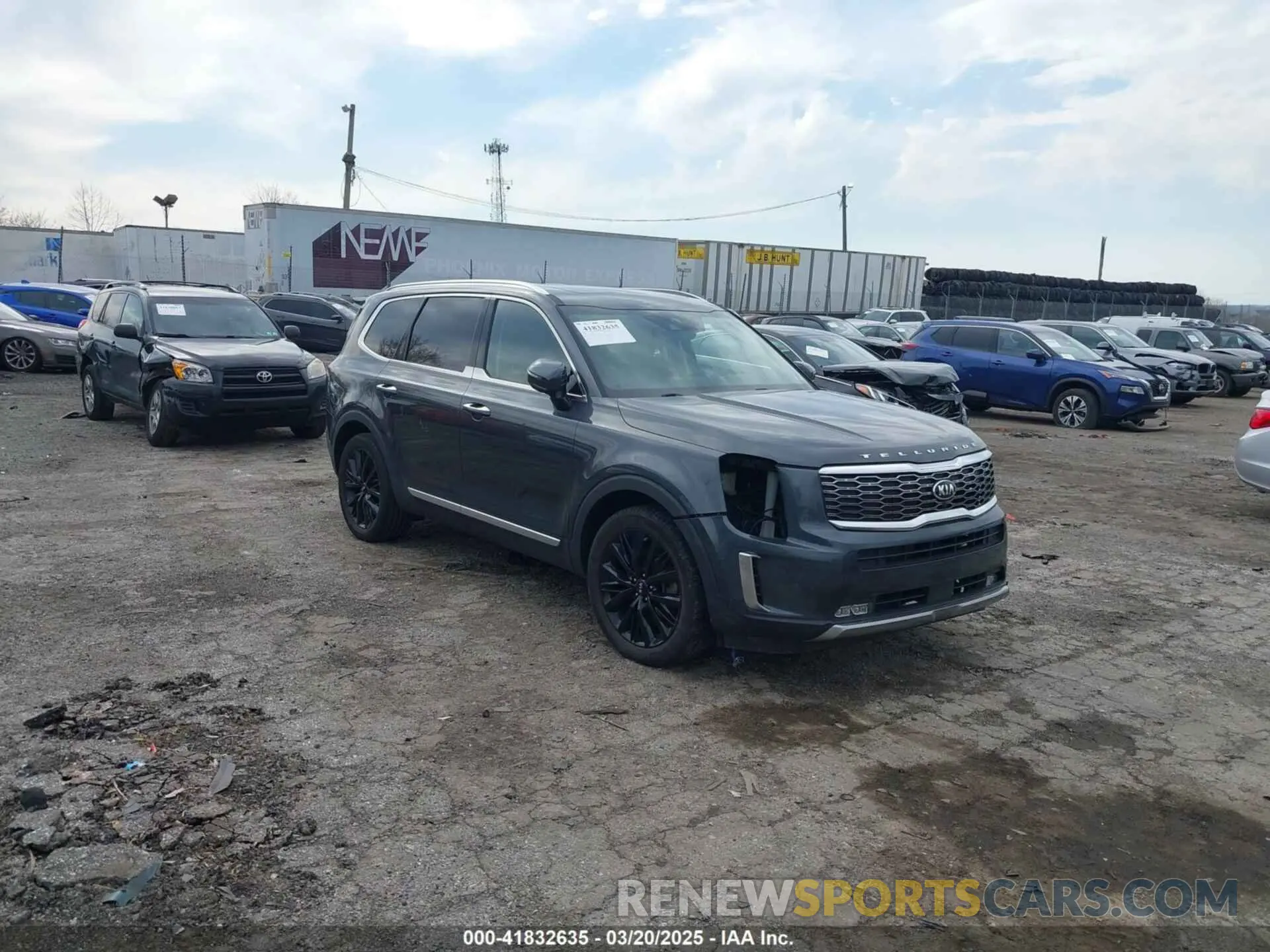 1 Photograph of a damaged car 5XYP5DHC8LG025376 KIA TELLURIDE 2020