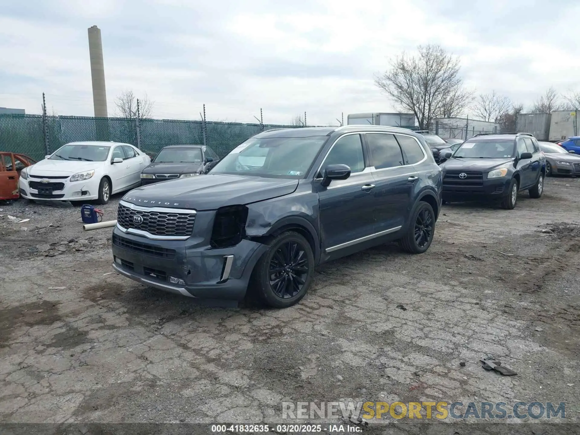 2 Photograph of a damaged car 5XYP5DHC8LG025376 KIA TELLURIDE 2020