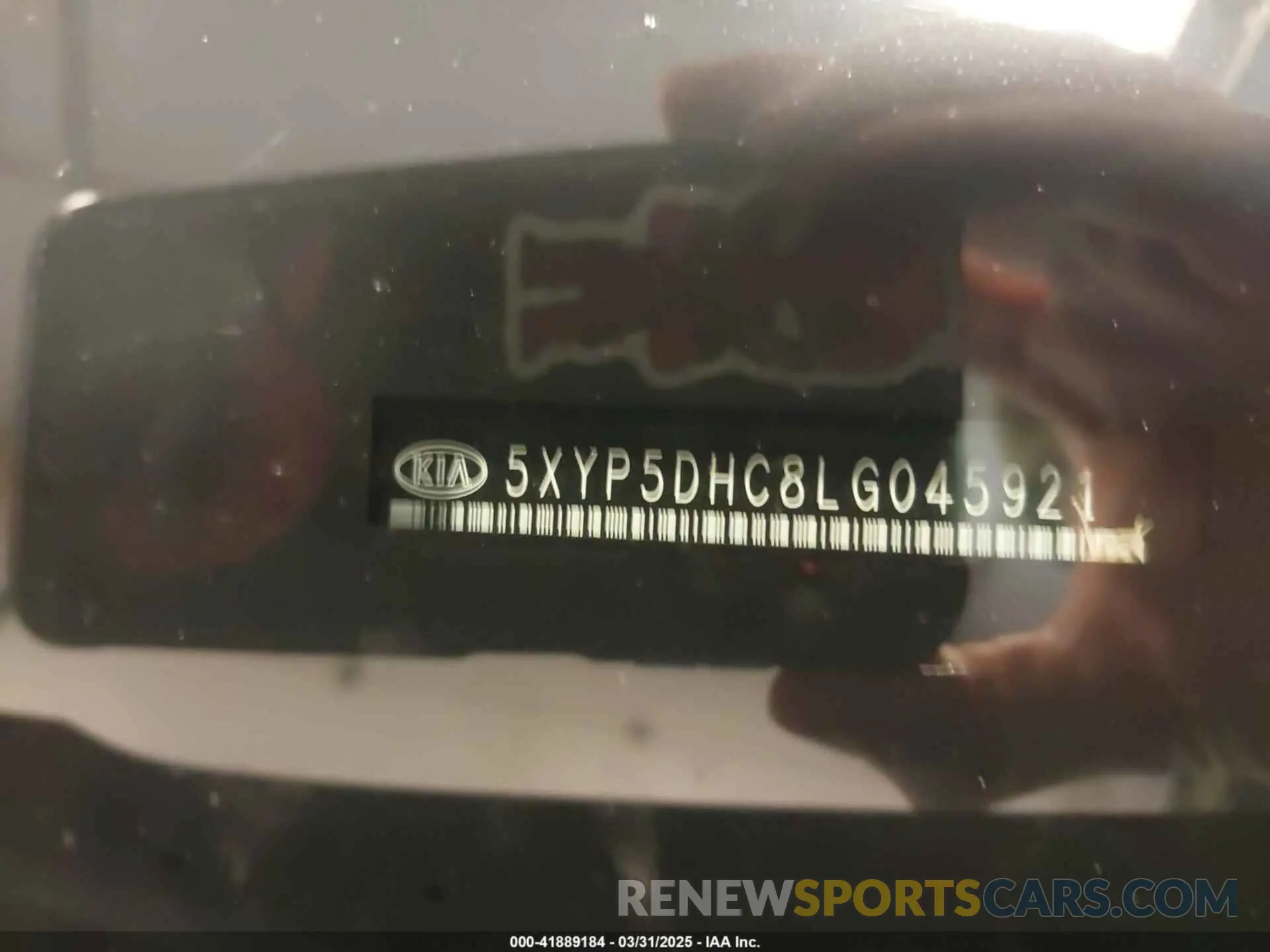 9 Photograph of a damaged car 5XYP5DHC8LG045921 KIA TELLURIDE 2020