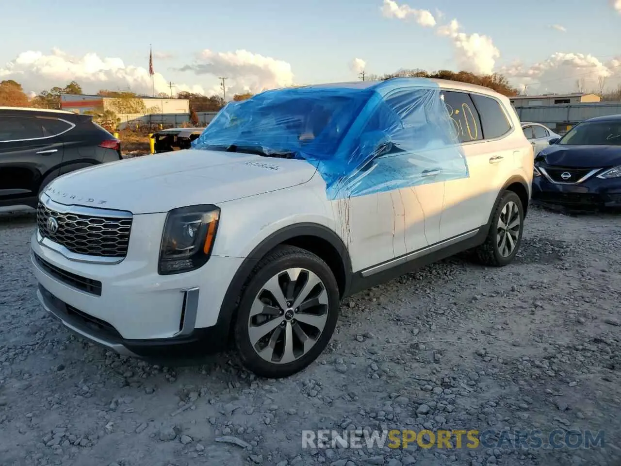 1 Photograph of a damaged car 5XYP64HC0LG005880 KIA TELLURIDE 2020