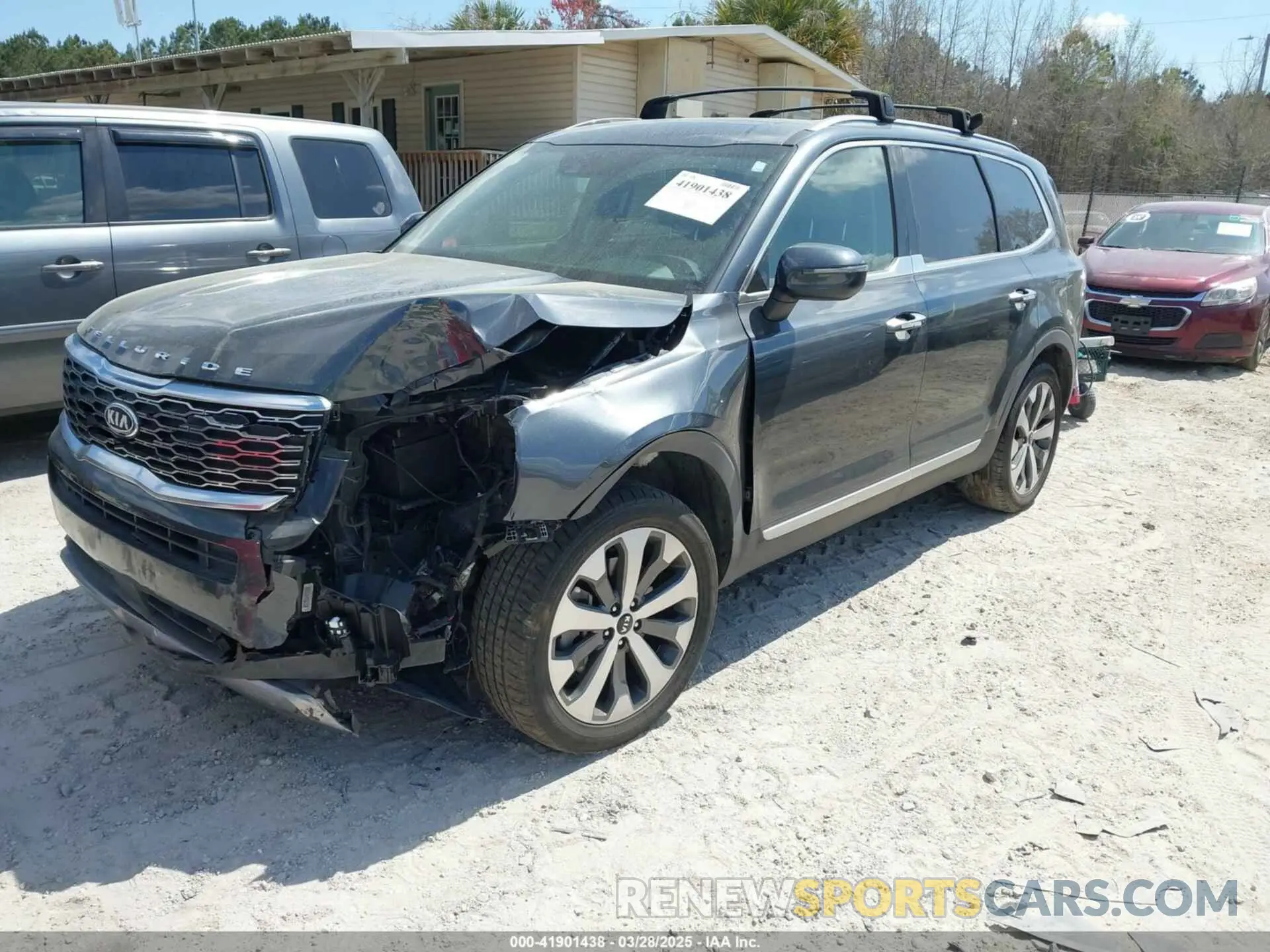 2 Photograph of a damaged car 5XYP64HC4LG048473 KIA TELLURIDE 2020