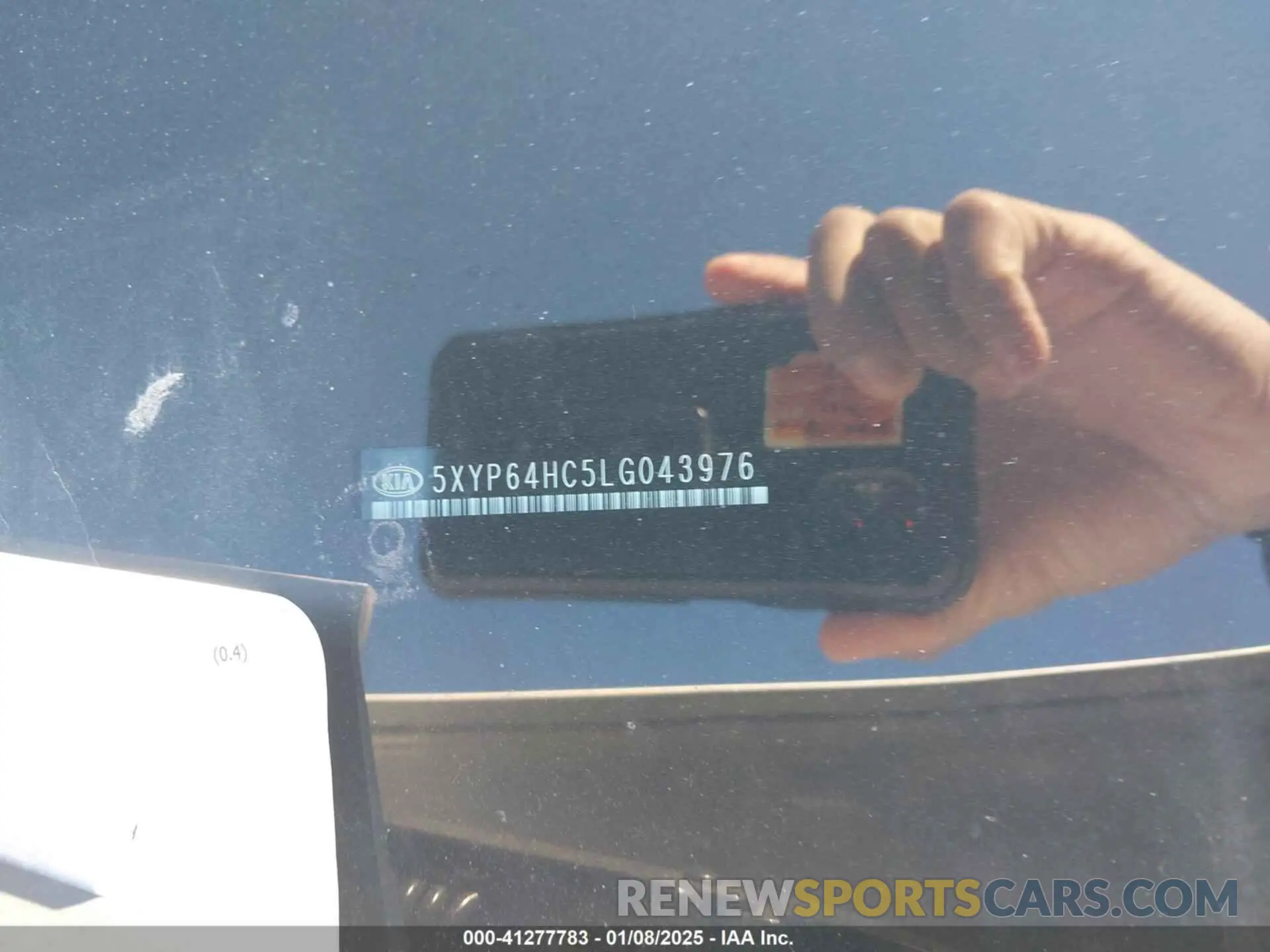 9 Photograph of a damaged car 5XYP64HC5LG043976 KIA TELLURIDE 2020