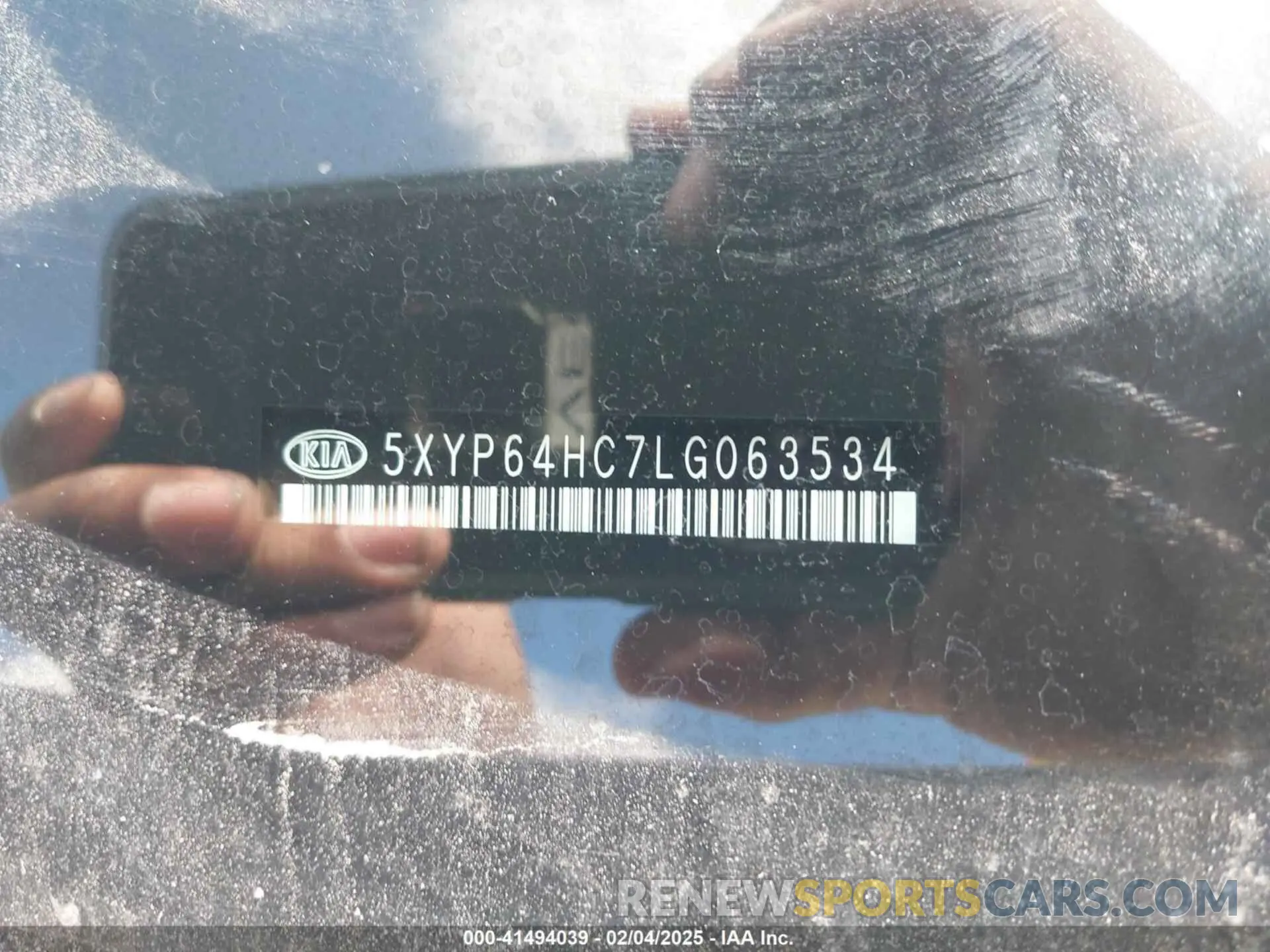 9 Photograph of a damaged car 5XYP64HC7LG063534 KIA TELLURIDE 2020