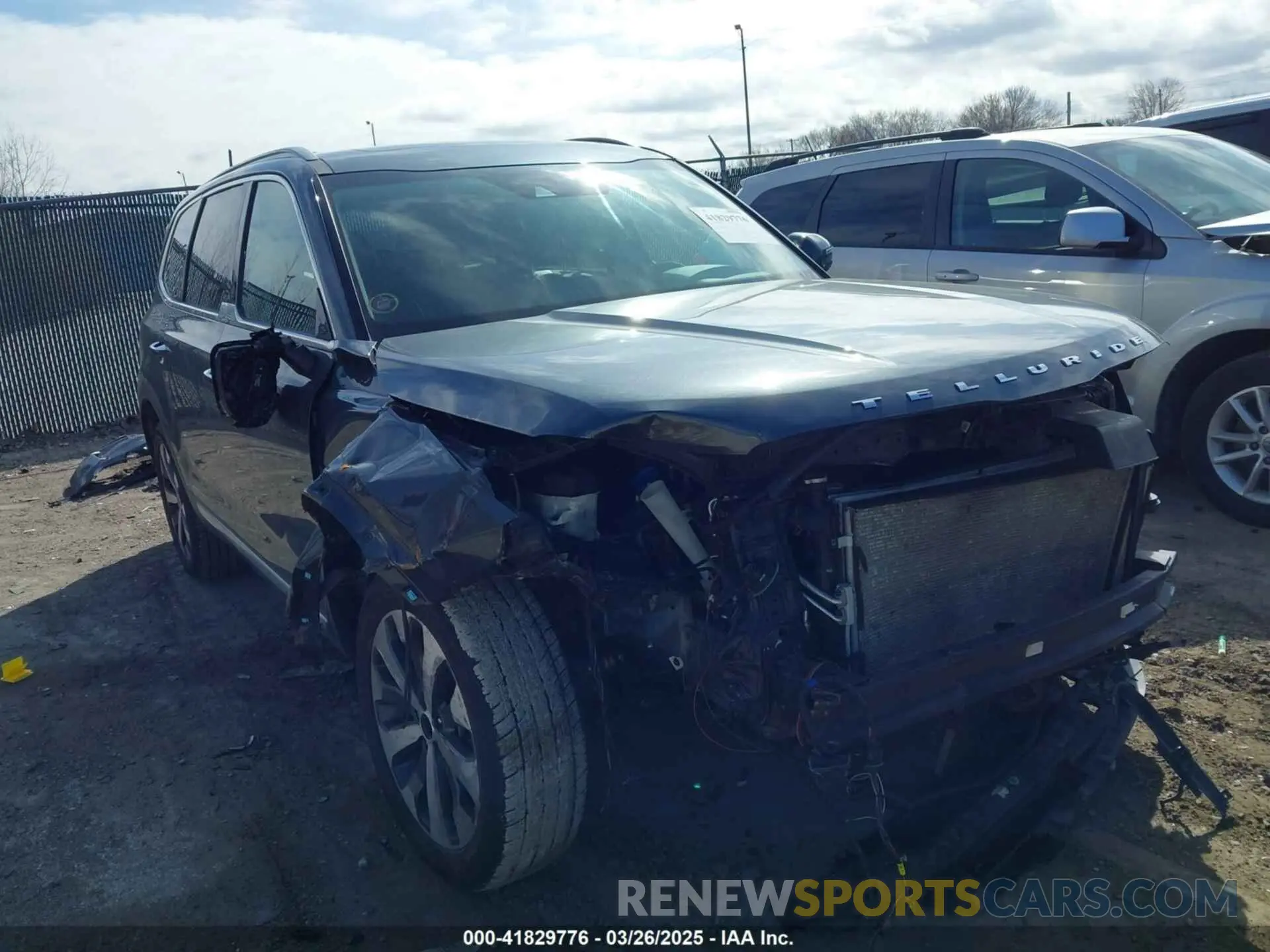 1 Photograph of a damaged car 5XYP64HC9LG006929 KIA TELLURIDE 2020