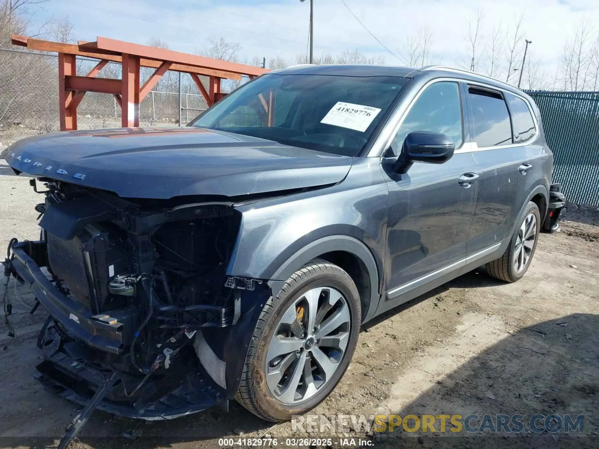 2 Photograph of a damaged car 5XYP64HC9LG006929 KIA TELLURIDE 2020