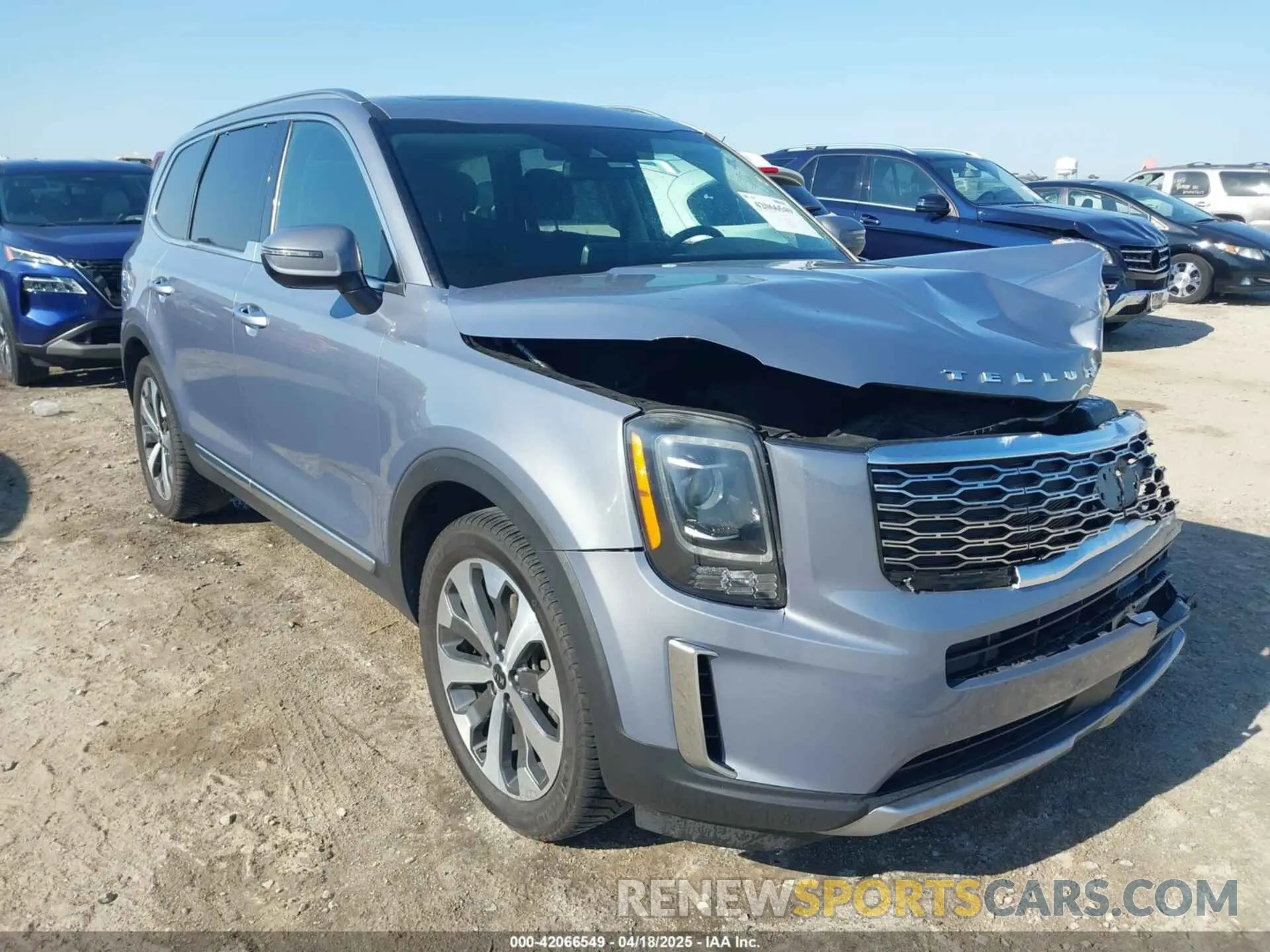 1 Photograph of a damaged car 5XYP64HCXLG010312 KIA TELLURIDE 2020