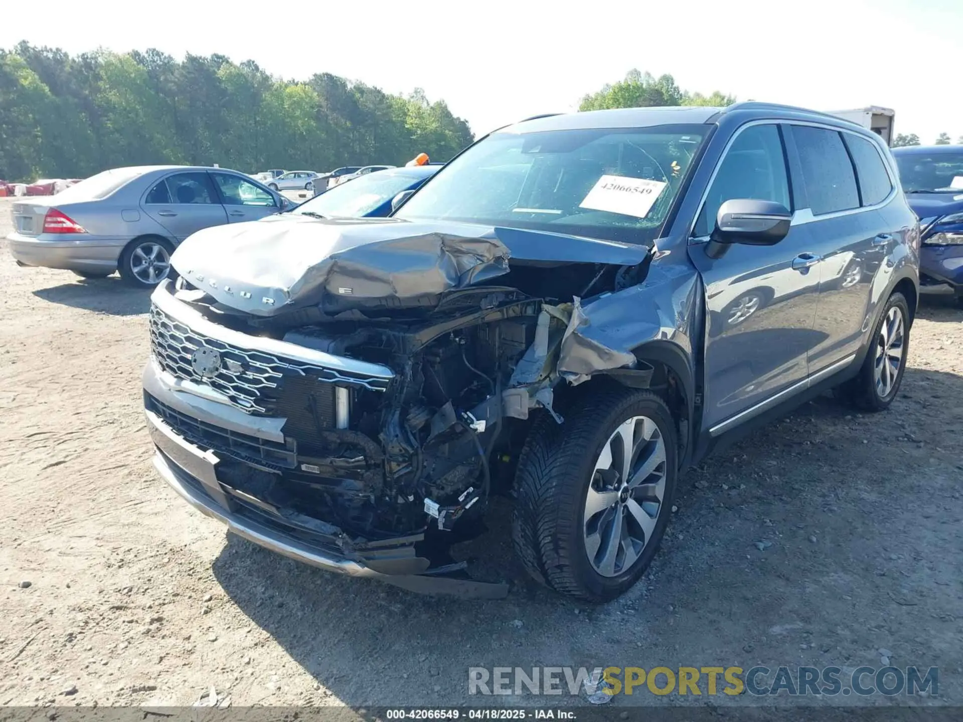 2 Photograph of a damaged car 5XYP64HCXLG010312 KIA TELLURIDE 2020