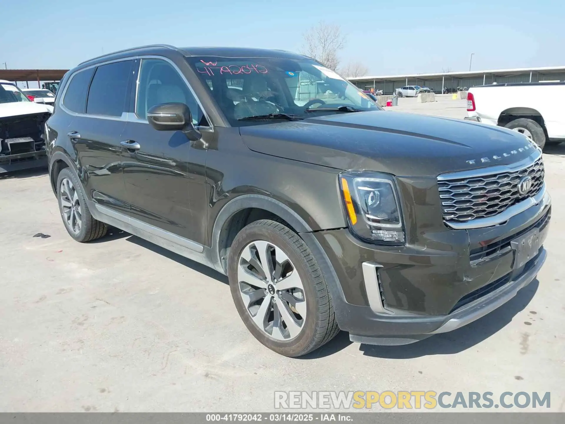 1 Photograph of a damaged car 5XYP6DHC8LG003651 KIA TELLURIDE 2020
