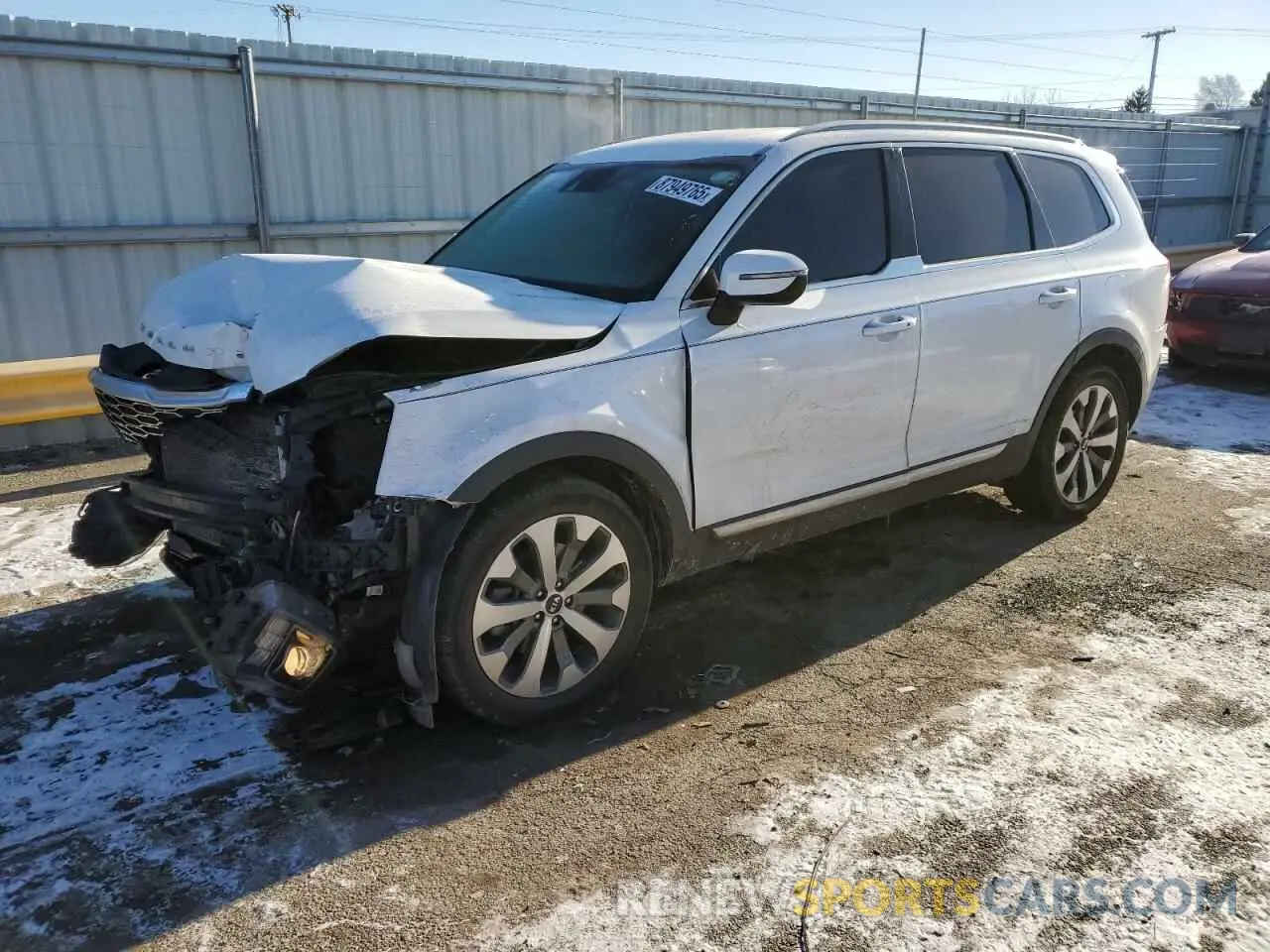 1 Photograph of a damaged car 5XYP6DHCXLG076584 KIA TELLURIDE 2020