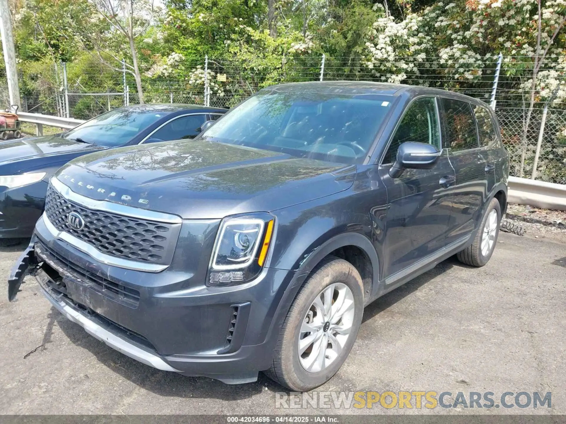 2 Photograph of a damaged car 5XYP24HC5MG165458 KIA TELLURIDE 2021