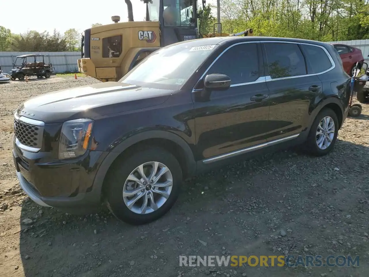 1 Photograph of a damaged car 5XYP24HC6MG127592 KIA TELLURIDE 2021