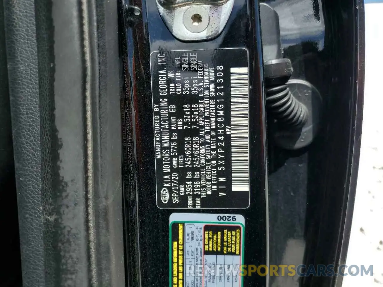 13 Photograph of a damaged car 5XYP24HC8MG121308 KIA TELLURIDE 2021