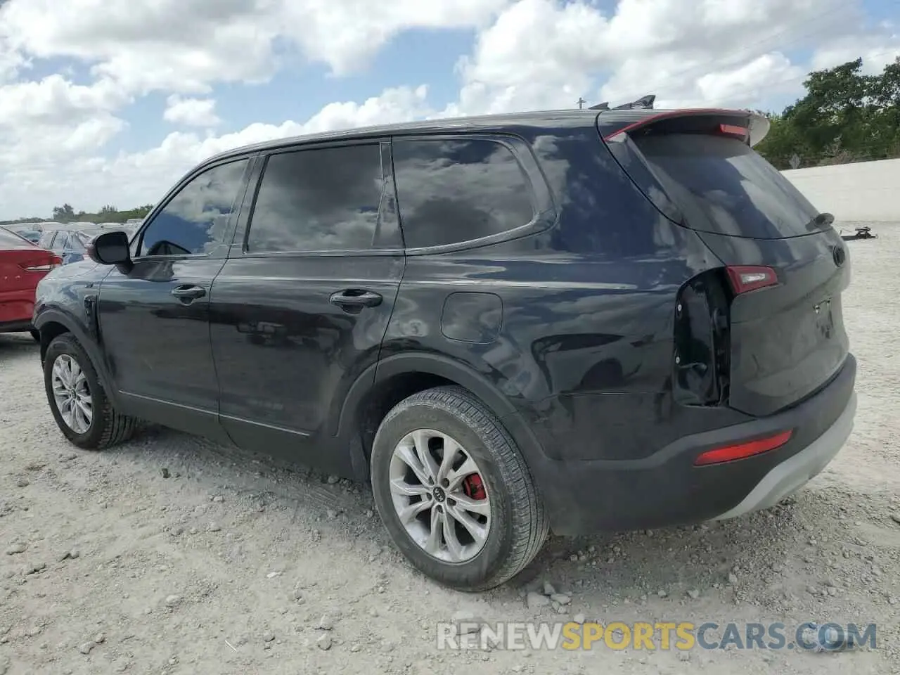 2 Photograph of a damaged car 5XYP24HC8MG121308 KIA TELLURIDE 2021