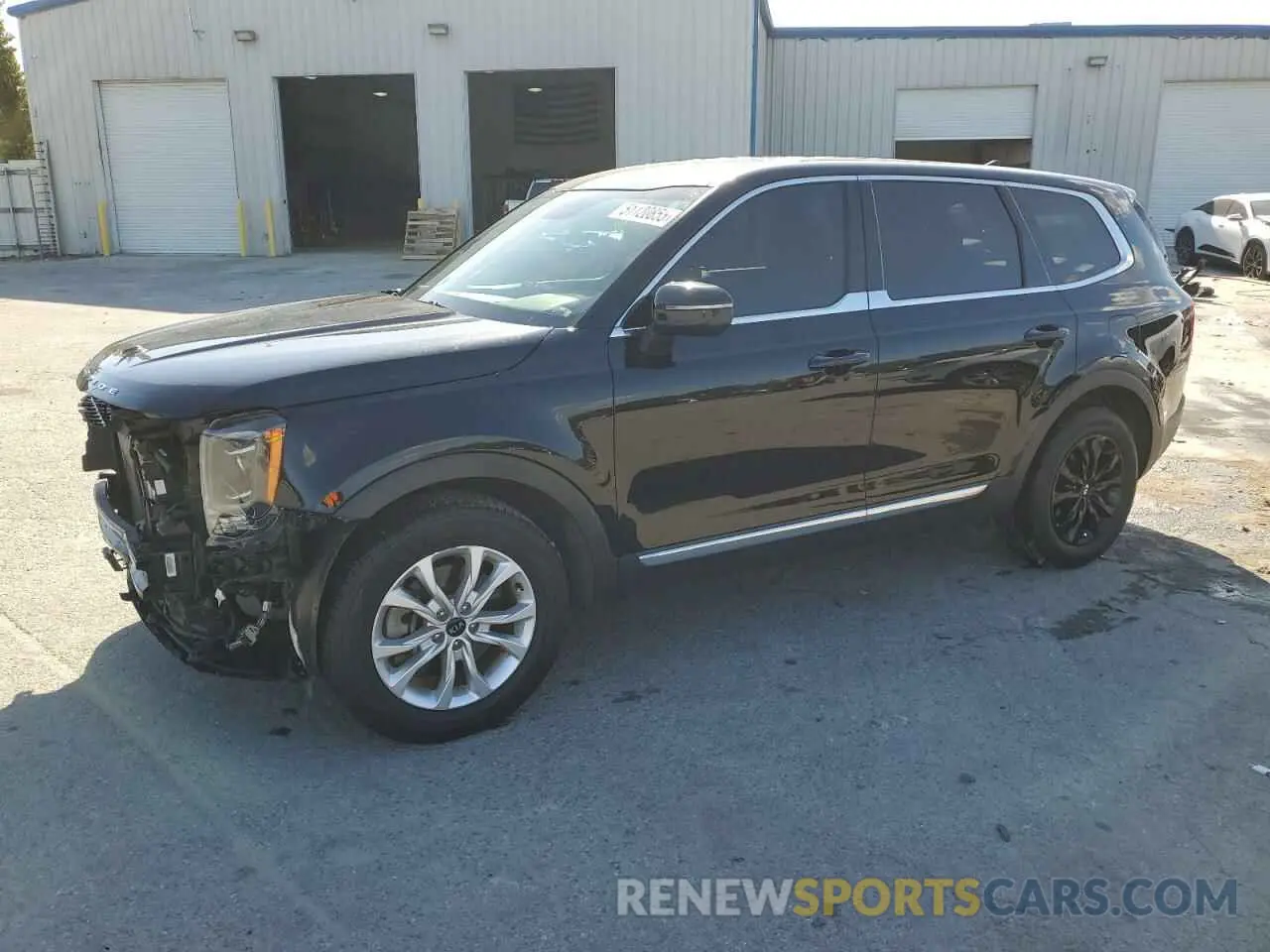 1 Photograph of a damaged car 5XYP24HC9MG102153 KIA TELLURIDE 2021
