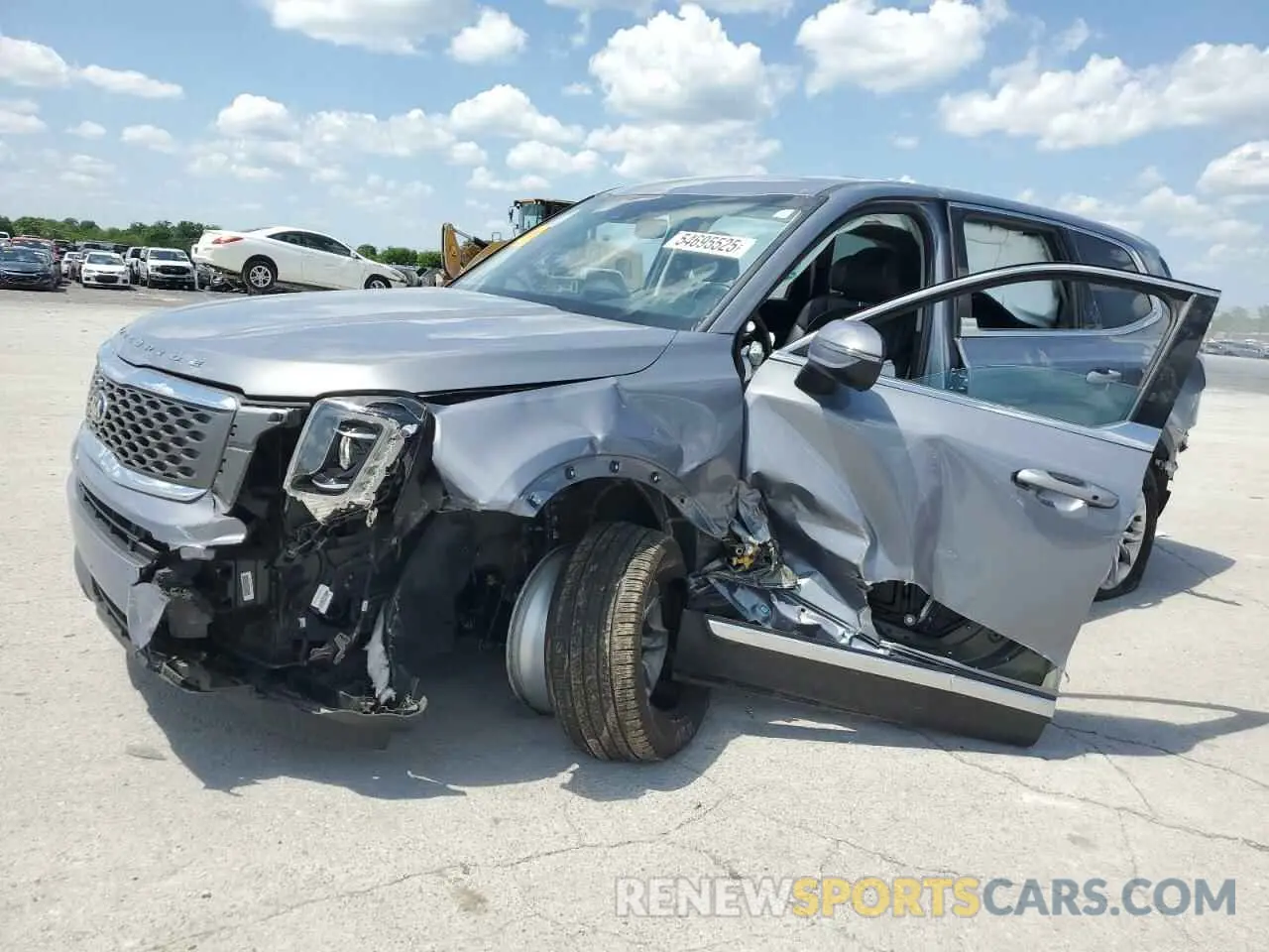 1 Photograph of a damaged car 5XYP2DHC5MG104045 KIA TELLURIDE 2021