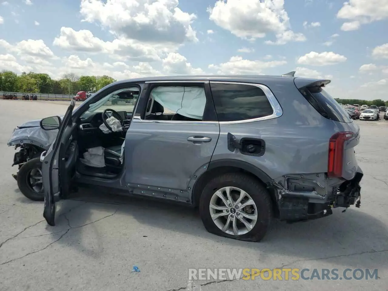 2 Photograph of a damaged car 5XYP2DHC5MG104045 KIA TELLURIDE 2021