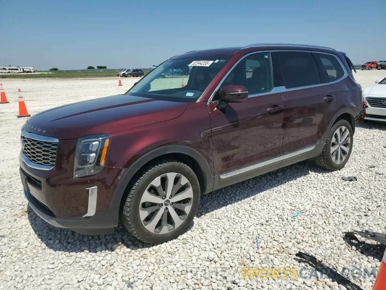 1 Photograph of a damaged car 5XYP34HC0MG148967 KIA TELLURIDE 2021