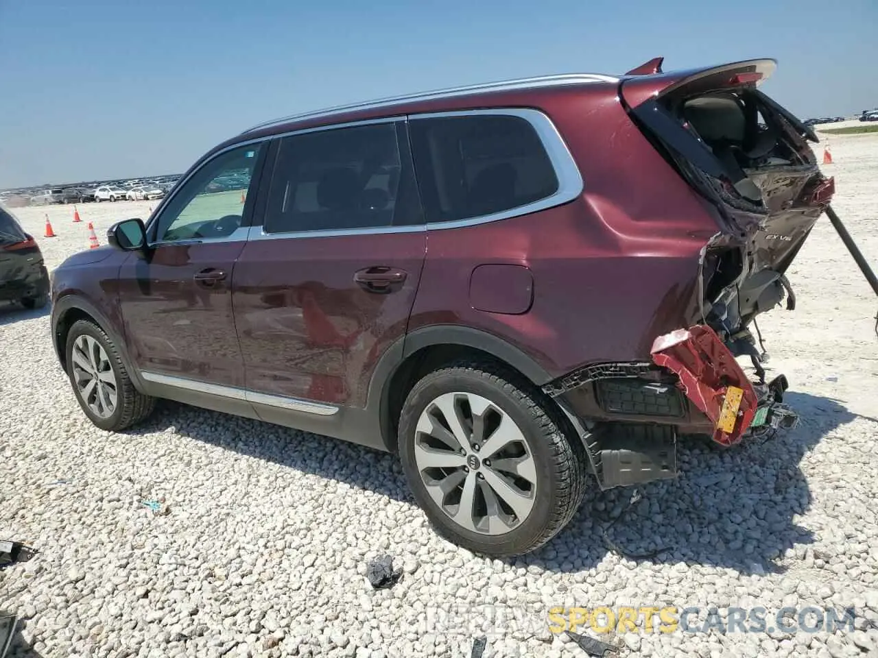 2 Photograph of a damaged car 5XYP34HC0MG148967 KIA TELLURIDE 2021